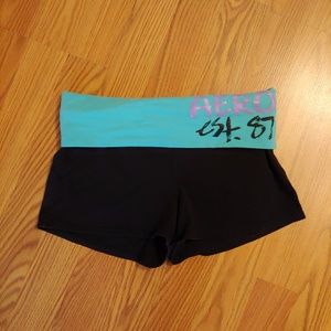 Black and Blue Aero Shorts